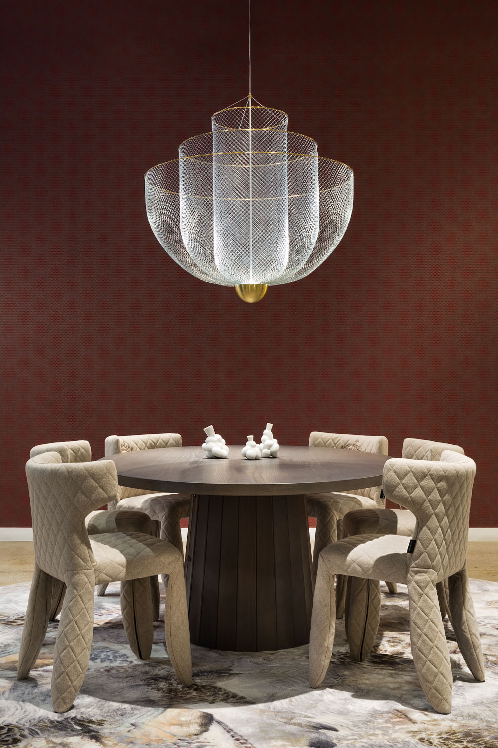 Metal look lamp