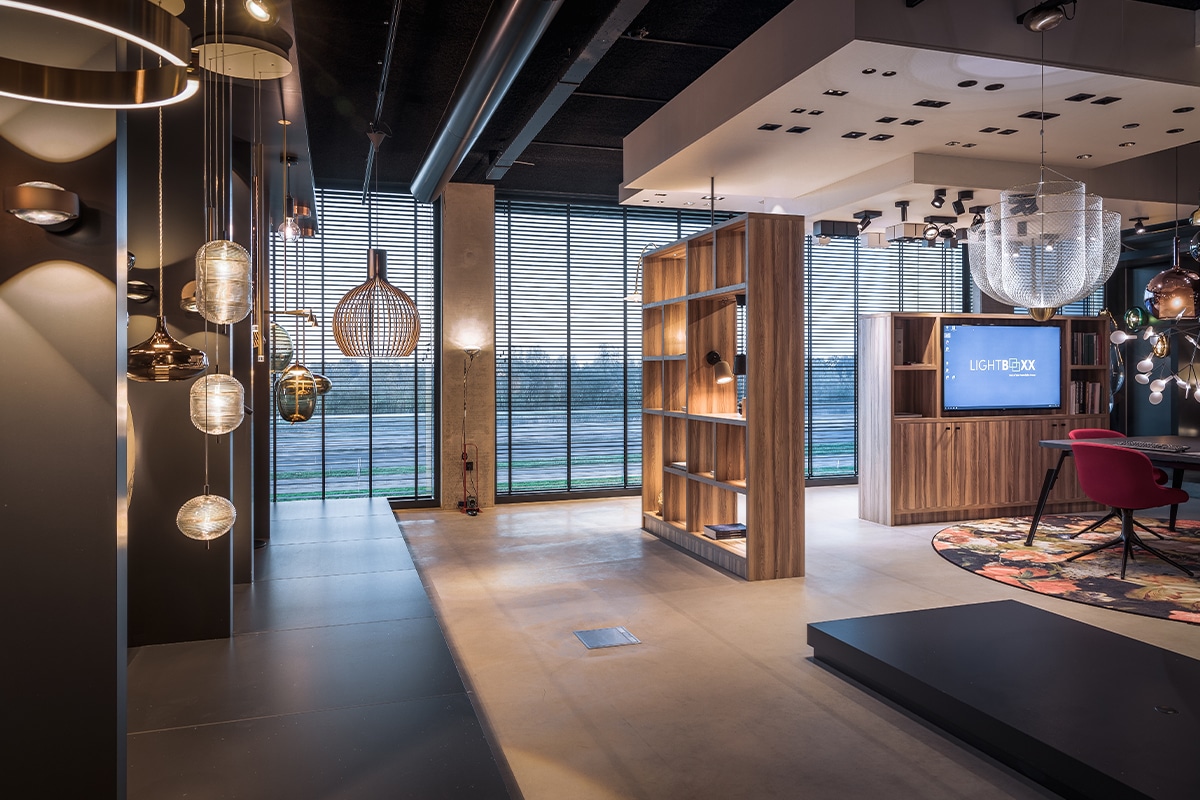 Experience Center Lightboxx Nijkerk - Showroom design verlichting langs de A28