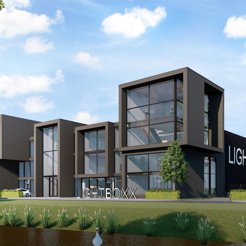 Powerlight Bouwt Duurzaam Bedrijfspand "Lightboxx" Op Industrieterrein De Flier Langs De A28 In Nijkerk